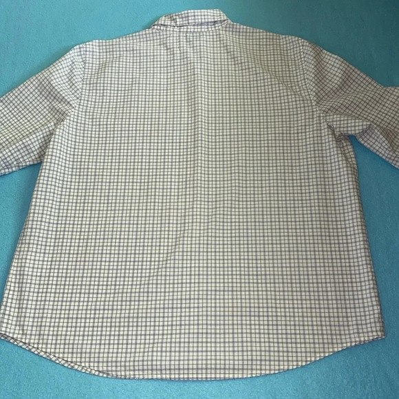 ALFRED DUNNER floral beaded embroidered textured checkered button down size 14 - Picture 2 of 11